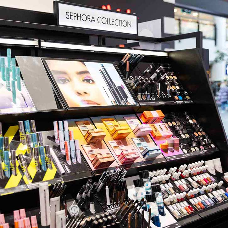 Make up fra Sephora på Frederiksberg.